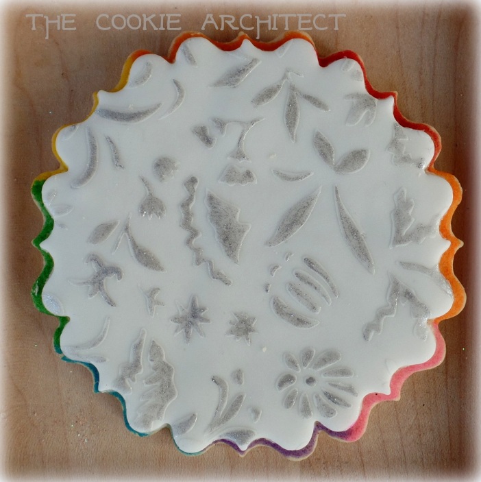 Lace stencil prototype | The Cookie Architect